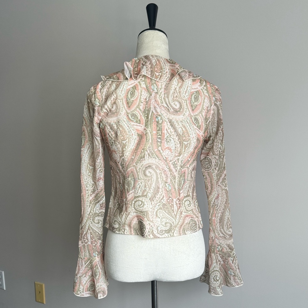 Princess Polly Paisley Ruffle Blouse - Picture 4 of 9